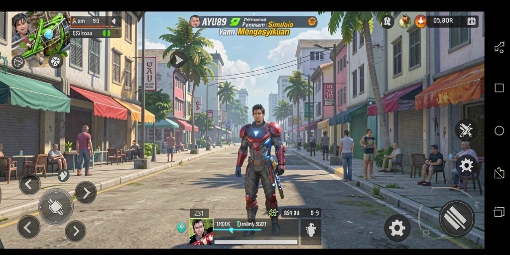 Screenshot utama AYU89 menampilkan gameplay yang memikat dan interaksi mendalam.