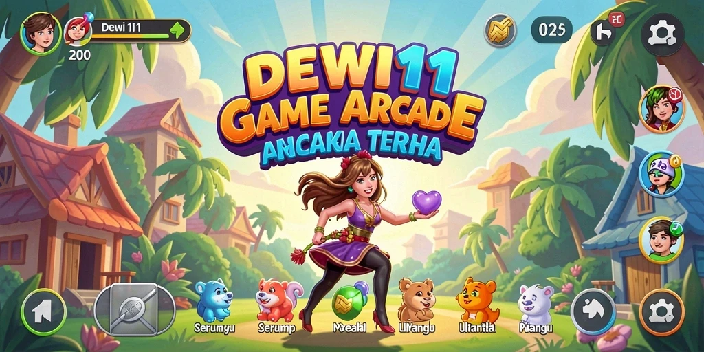 Menampilkan gameplay seru dan tantangan dalam DEWI11.