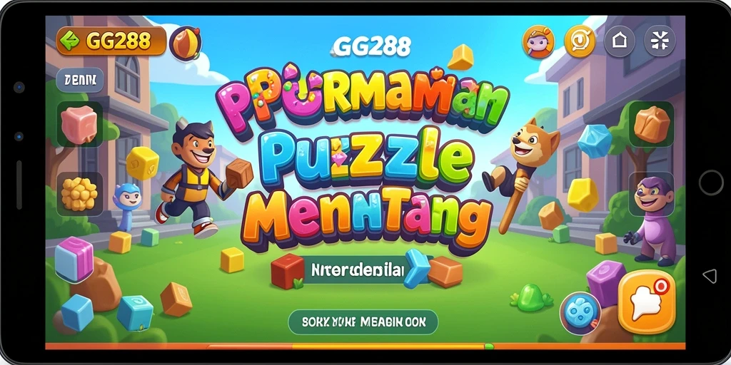 Screenshot utama GG288 menampilkan gameplay Puzzle yang seru.