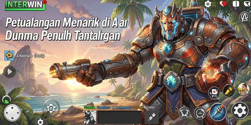 Menampilkan gameplay seru dari INTERWIN yang penuh aksi dan tantangan.