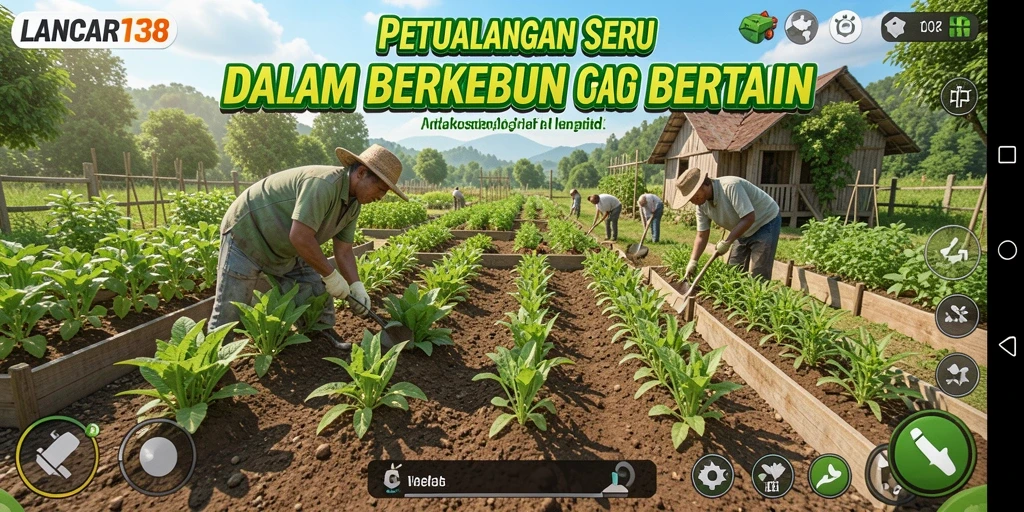 Gameplay seru dan menarik di LANCAR138 dengan kebun yang berkembang.