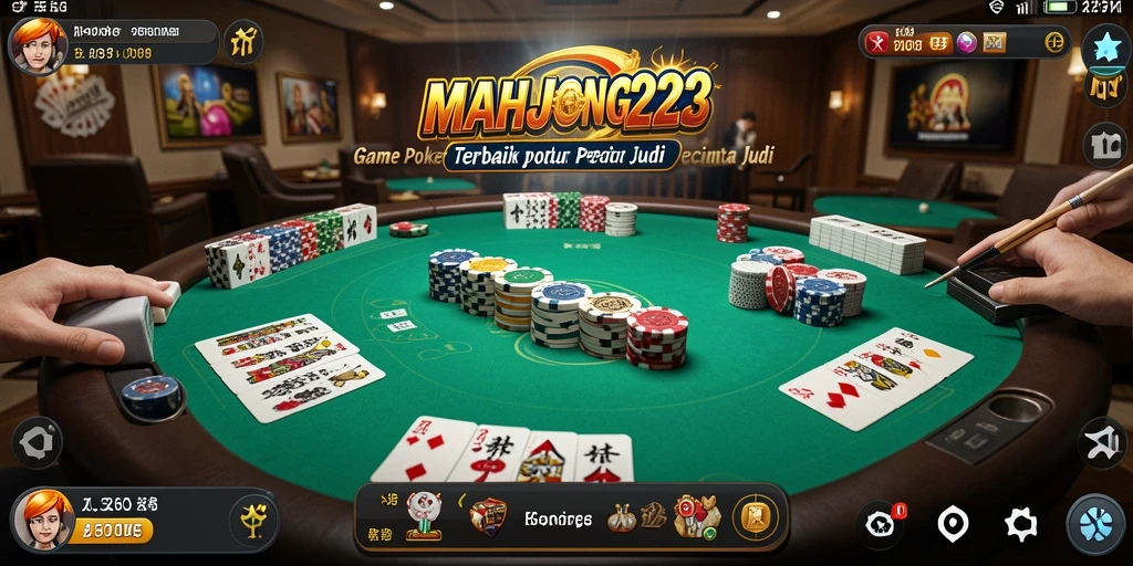 Tampilan gameplay MAHJONG222 yang menarik dan dinamis.