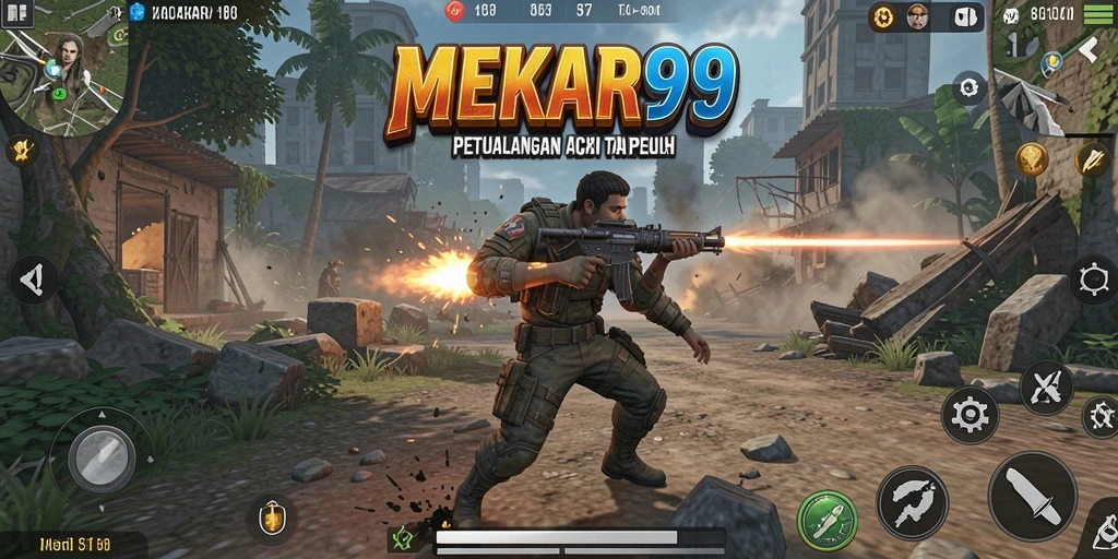 Gameplay mendebarkan dari MEKAR99 dengan aksi penuh tantangan.