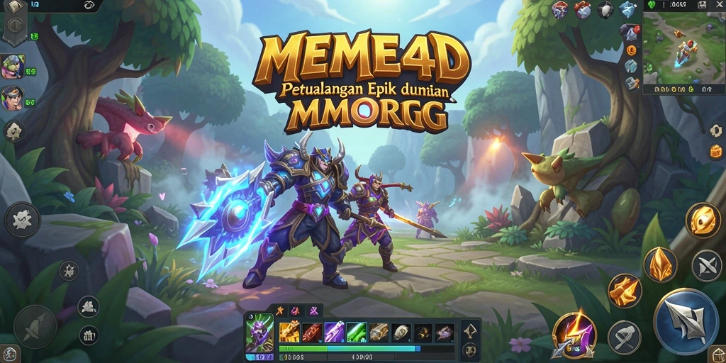 Tampilan gameplay MEME4D yang menarik dan mendalam.