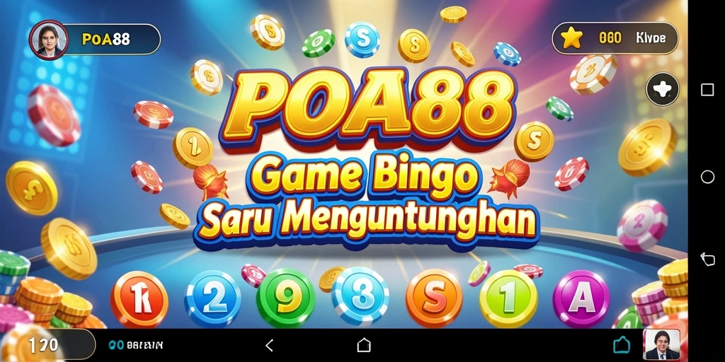 Tampilan gameplay Bingo yang seru dan interaktif di POA88.