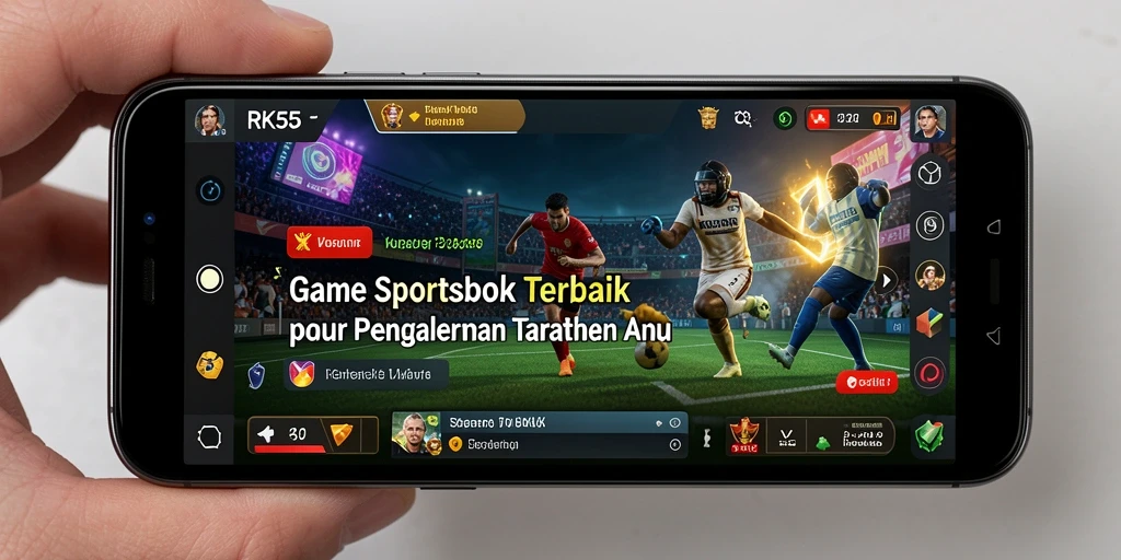 Tampilan menarik dari permainan Sportsbook di RK55.