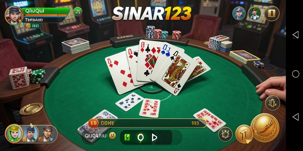 Tampilan gameplay QiuQiu yang menarik di SINAR123.